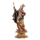 Bildhauer des 19./20. Jh."Madonna mit Kind", Holz geschnitzt, polychrom gefasst, vollplastische