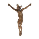 Bildschnitzer des 18./19.Jh."Corpus Christi", Holz geschnitzt, polychrom gefasst, part. vergoldet,