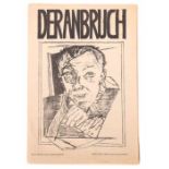 Der AnbruchZeitschrift, hrsg. von I. B. Neumann, mit Lithographien von Max Beckmann, "