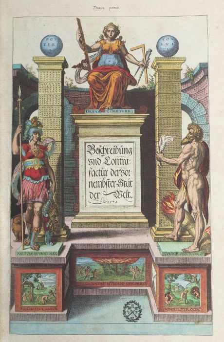 Braun, Georg & Hogenberg, FranzBeschreibung und Contrafactur der vornembster Stät der Welt, Coron, - Image 2 of 5