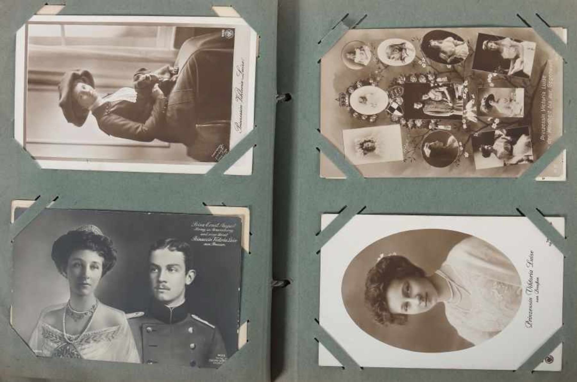 Postkarten-Albumca. 46 s/w Postkarten der Frauen und Familien deutscher Kaiser wie z.B. Kaiserin - Bild 4 aus 6