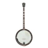 BanjoFa. Maya, Japan, ca. 1980/90er Jahre, vier Saiten (Tenor), L: 98 cm, guter Zustand,