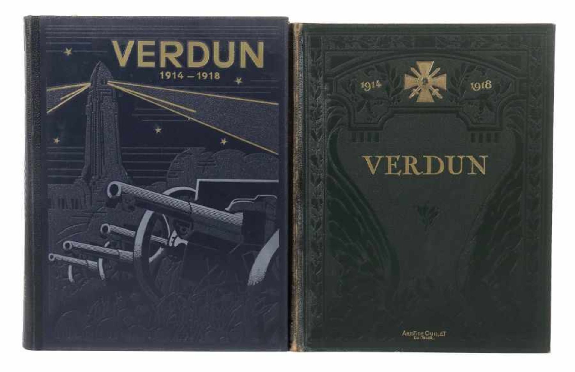 2 Bücher VerdunJacques Péricard, Verdun - Histoire des combats qui se sint livrés de 1914 a 1918 sur