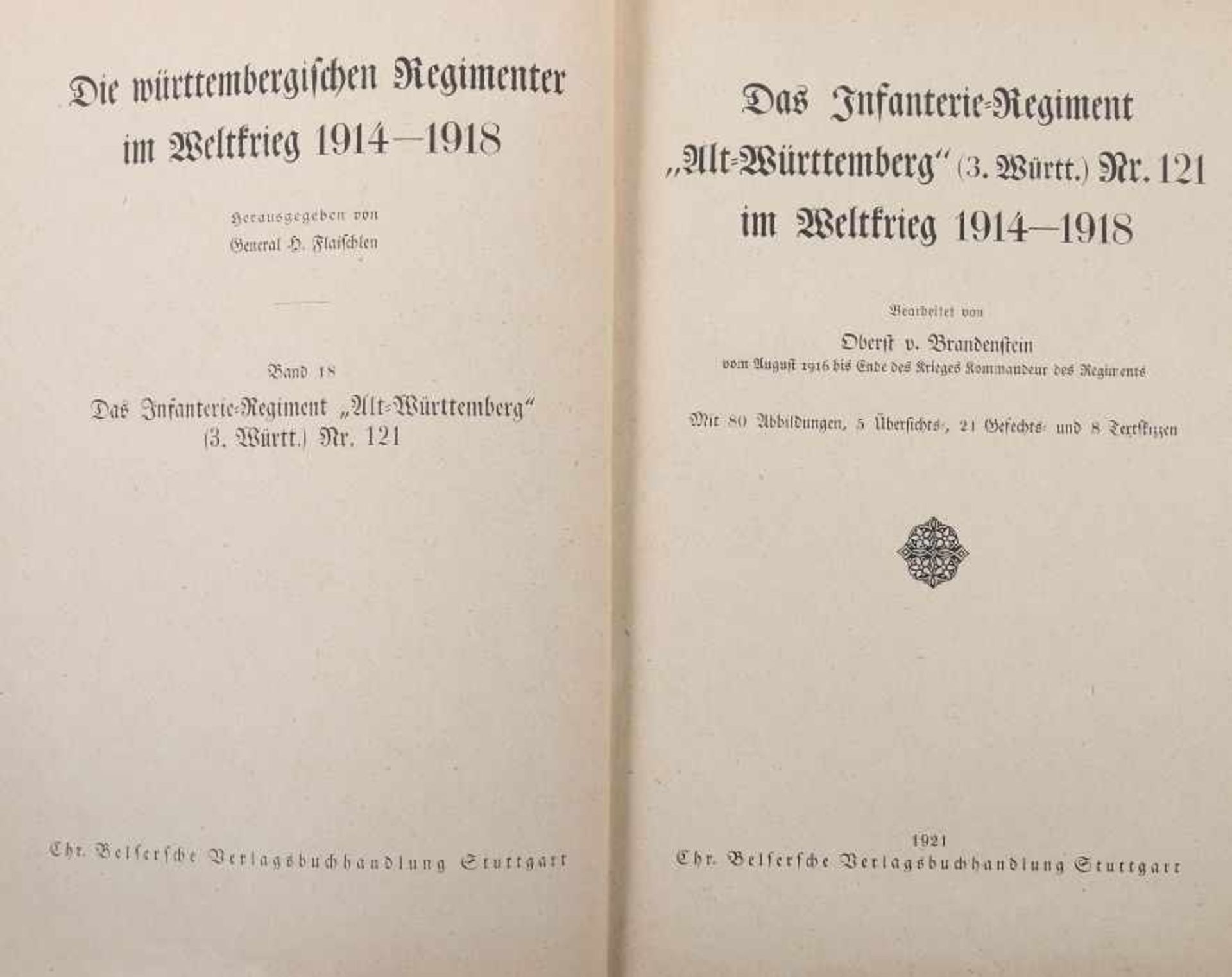 2 Regiments-Berichte1x "Das württembergische Reserve-Infant.-Regiment Nr. 248" im Weltkrieg 1914-18, - Bild 3 aus 3