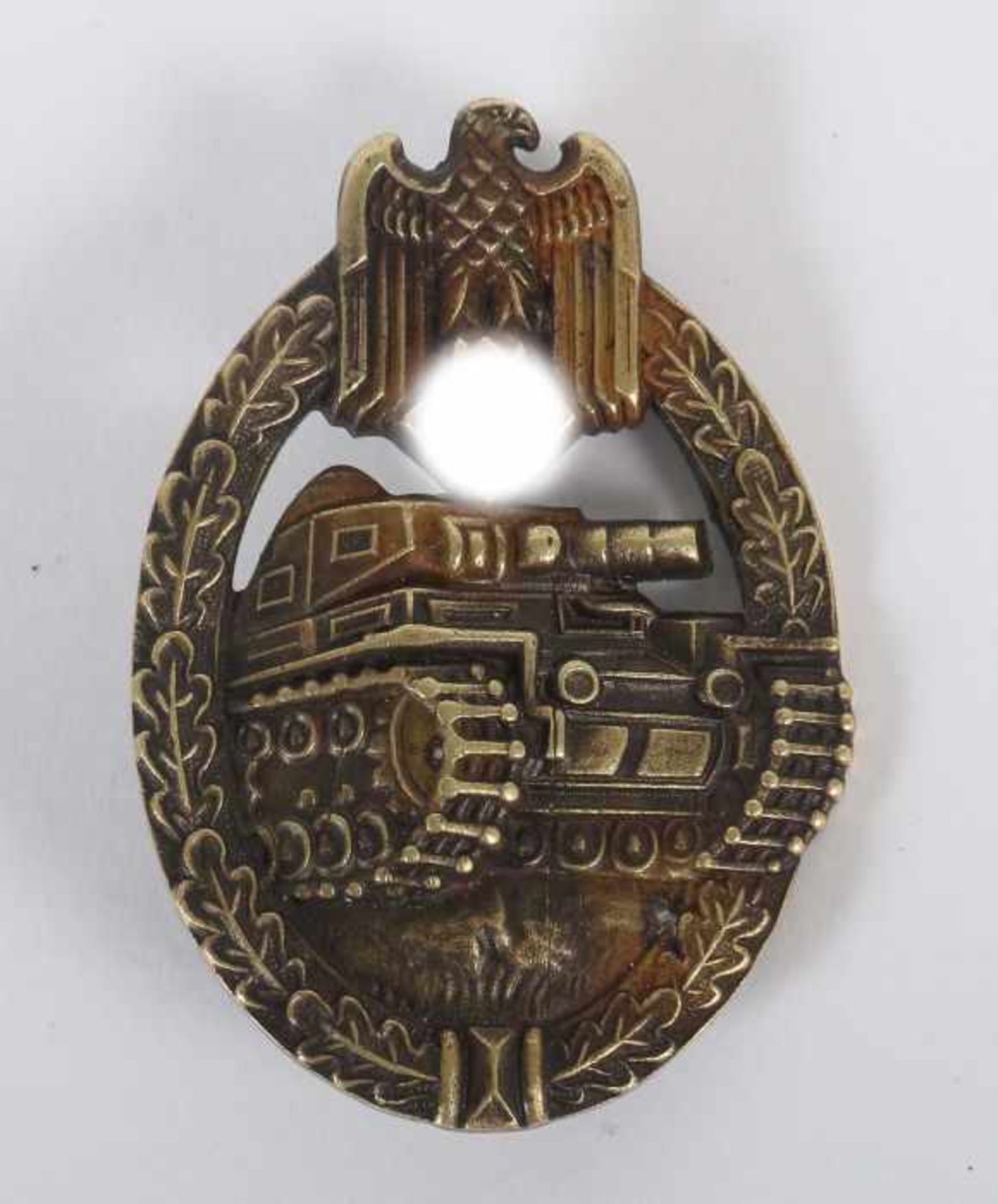 1 Orden und 4 Urkunden2. Wk, 1x Panzerkampfabzeichen in Bronze an Nadel, gemarkt: JFS, dazu 4 - Bild 4 aus 5