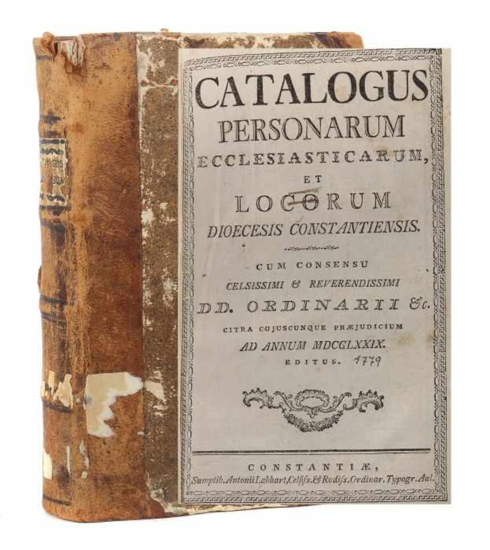 Catalogus Personarumecclesiasticarum, et locorum dioecesis constantiensis., Konstanz, Anton Labhart,