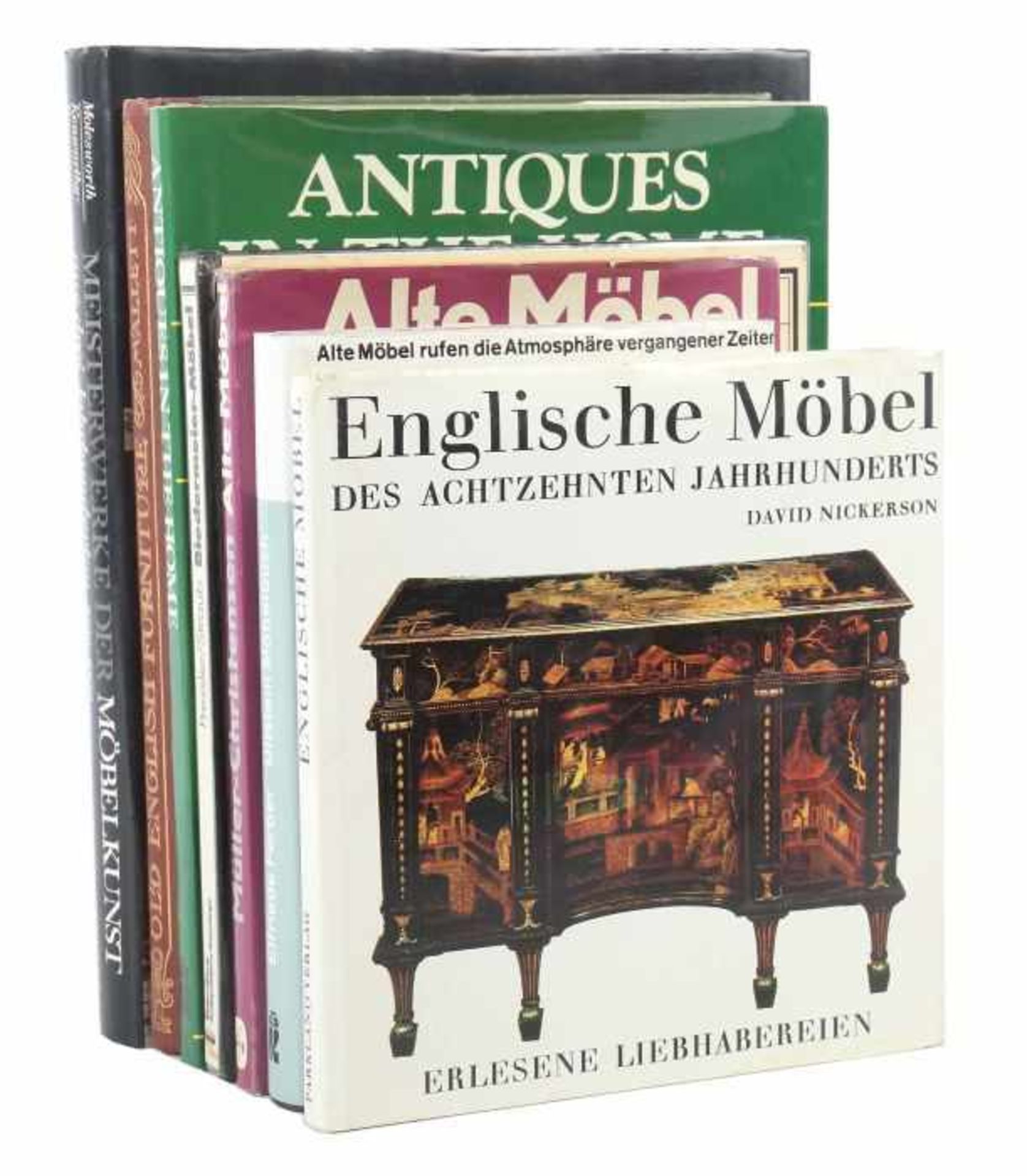 7 Bücher | Möbel & Einrichtungbest. aus: Molesworth, Meisterwerke der Möbelkunst aus drei