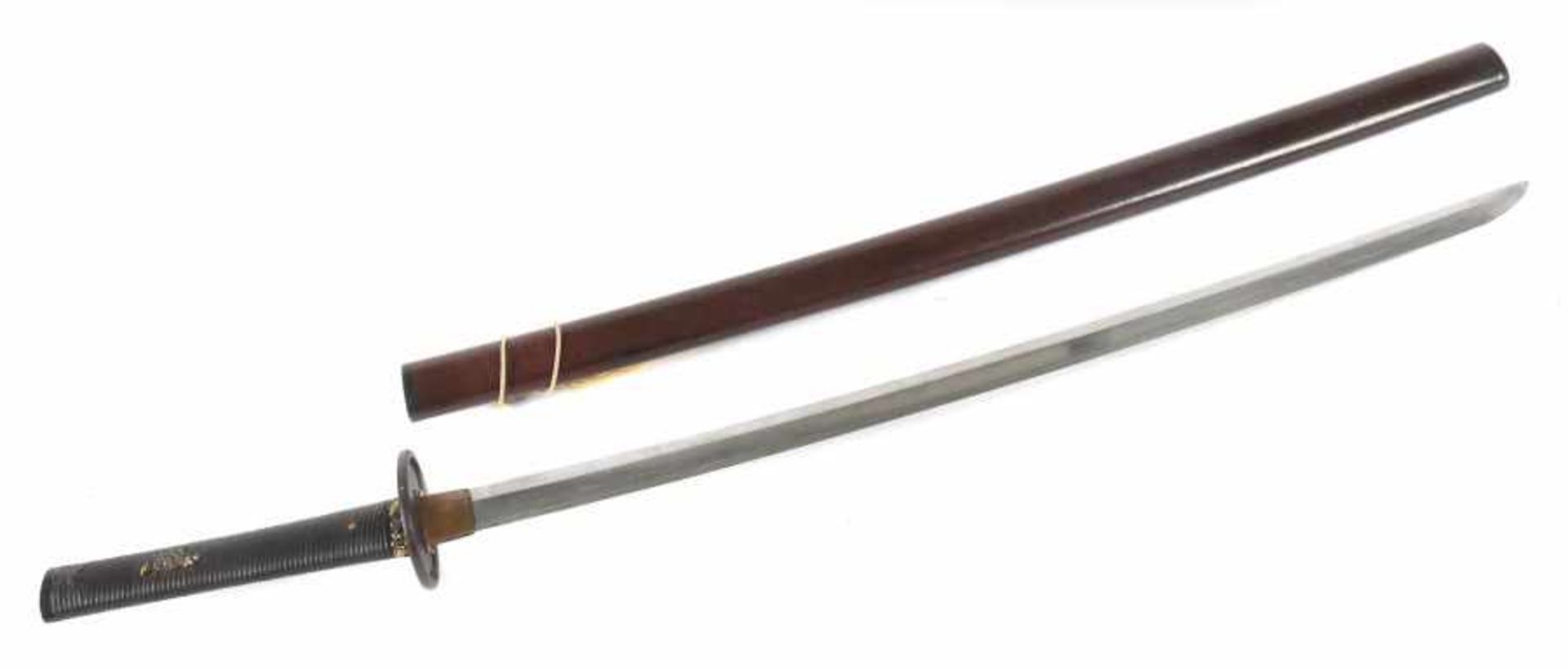 Japanisches Langschwert20. Jh., nach dem Vorbild eines Katana Samurai-Schwerts, leicht konvex
