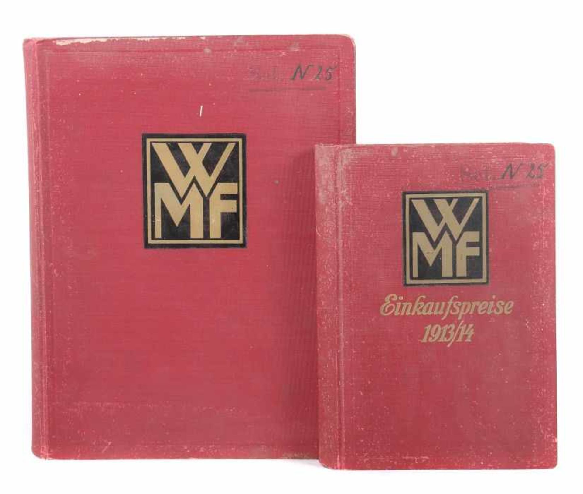 2 Bücher | WMFWürttembergische Metallwarenfabrik Geislingen-St. - Musterbuch 1913/14, mit zahlr.