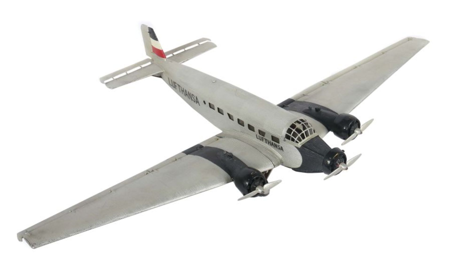 ModellflugzeugMärklin, Junkers "JU 52", histrorisches Reisebüromodell, 3-motorig, Wellblech,