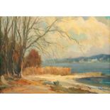 Hodr, KarelPrag 1910 - 2002 Konstanz, tschechischer Maler. "Herbst bei Öhningen", leicht