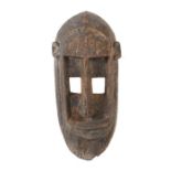 Maske der DogonMali, Holz mit grauer Patina, H: 41 cm.- - -25.00 % buyer's premium on the hammer