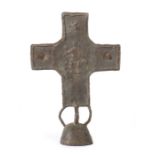 Monogrammist I.K. (Heinrich Kirchner ?)Bildhauer/in des 20. Jh.. "Kreuz", Bronze, beidseitig