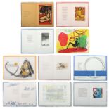 Büchergilde "artclub edition"Konvolut 10 Druckgrafiken der Jahre 2001-2004, u.a. Peter Rensch, Helge