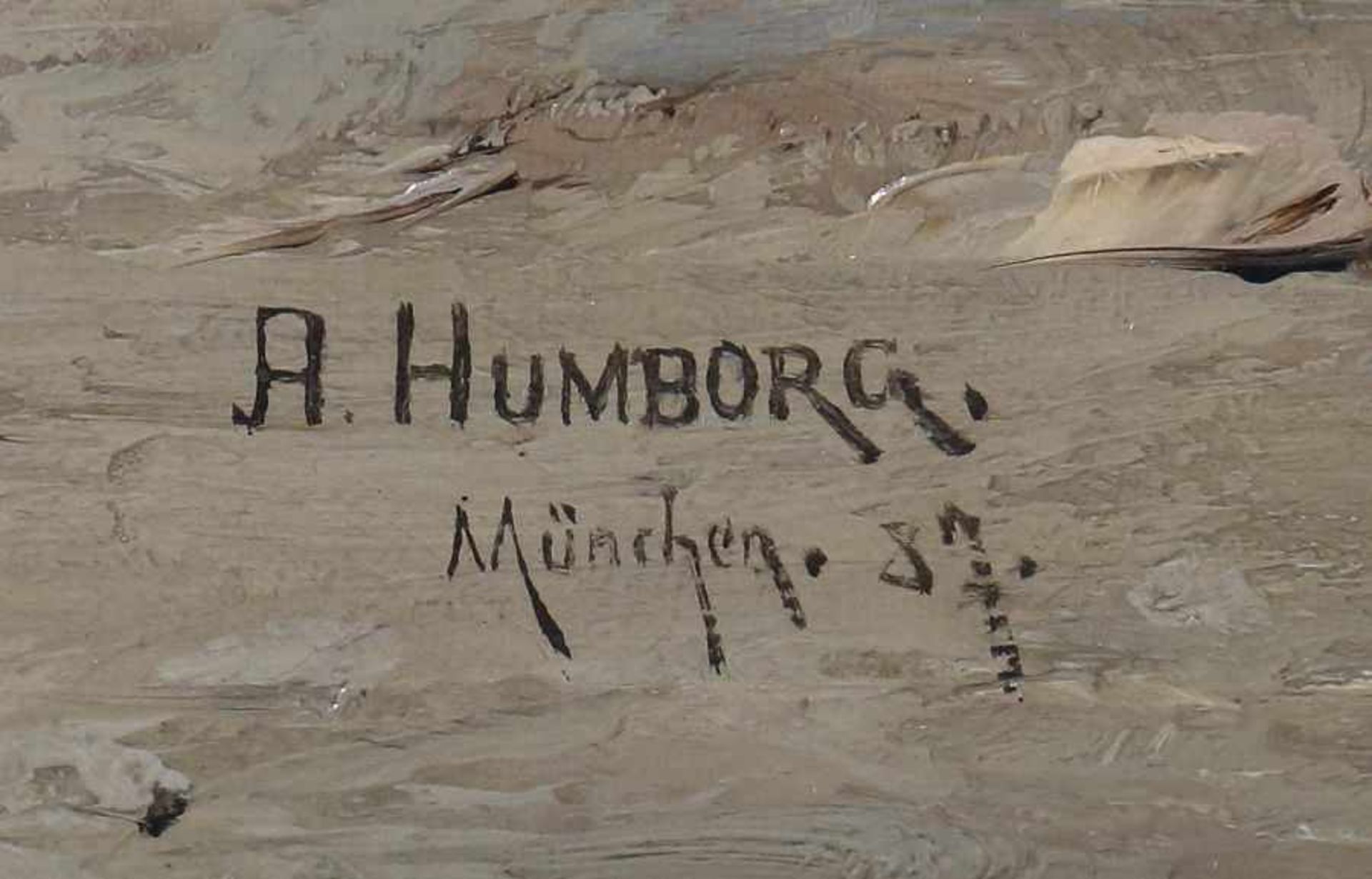 Humborg, AdolfOravicabanya/Ungarn 1847 - 1921 München, österreichischer Maler. "Ankunft der - Bild 3 aus 7