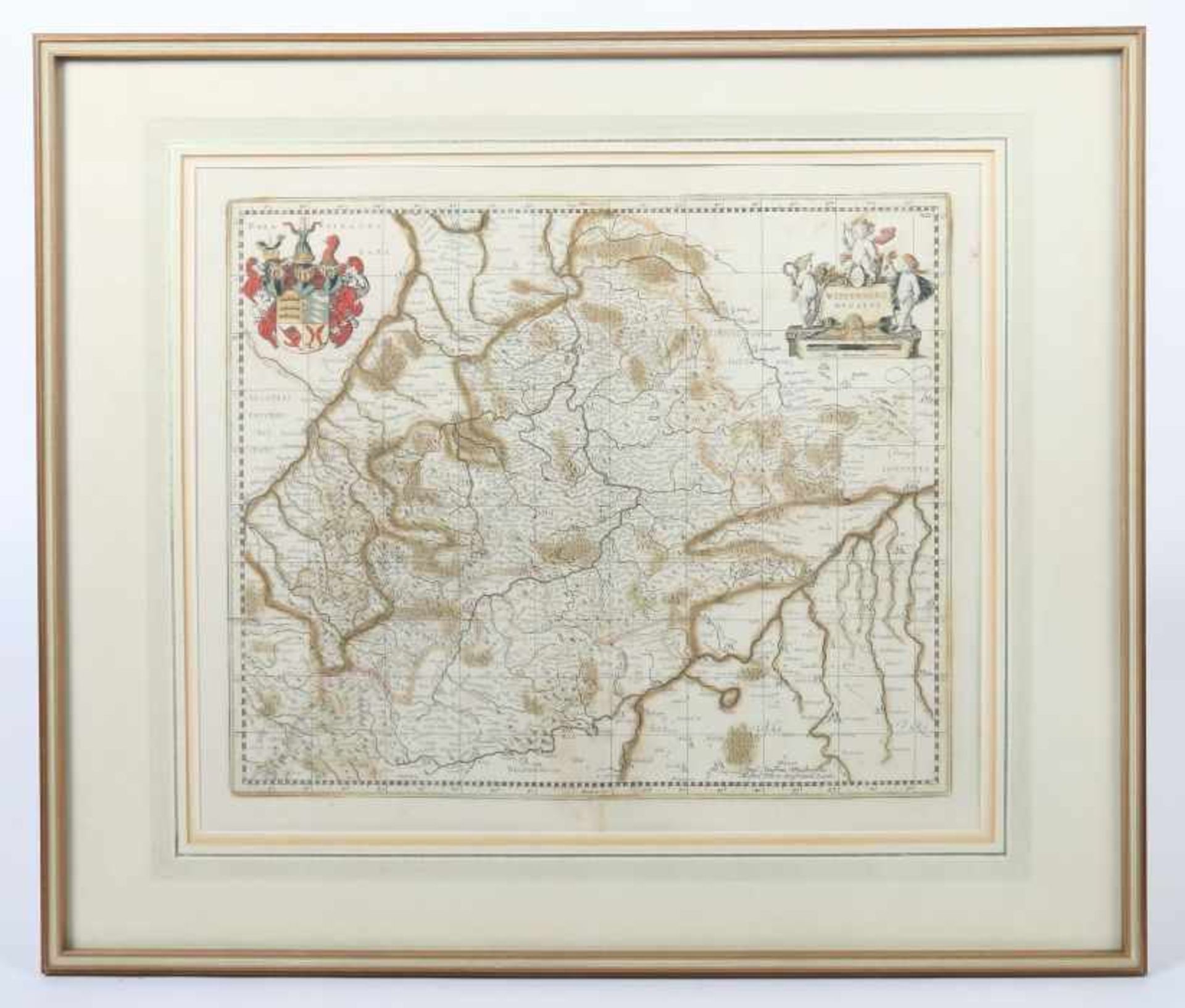 Konvolut Landkarten Württemberg1x Georg Gardner: "Wirtenberg Dvkatus", Ausgabe von Ortelius; 1x - Bild 3 aus 3