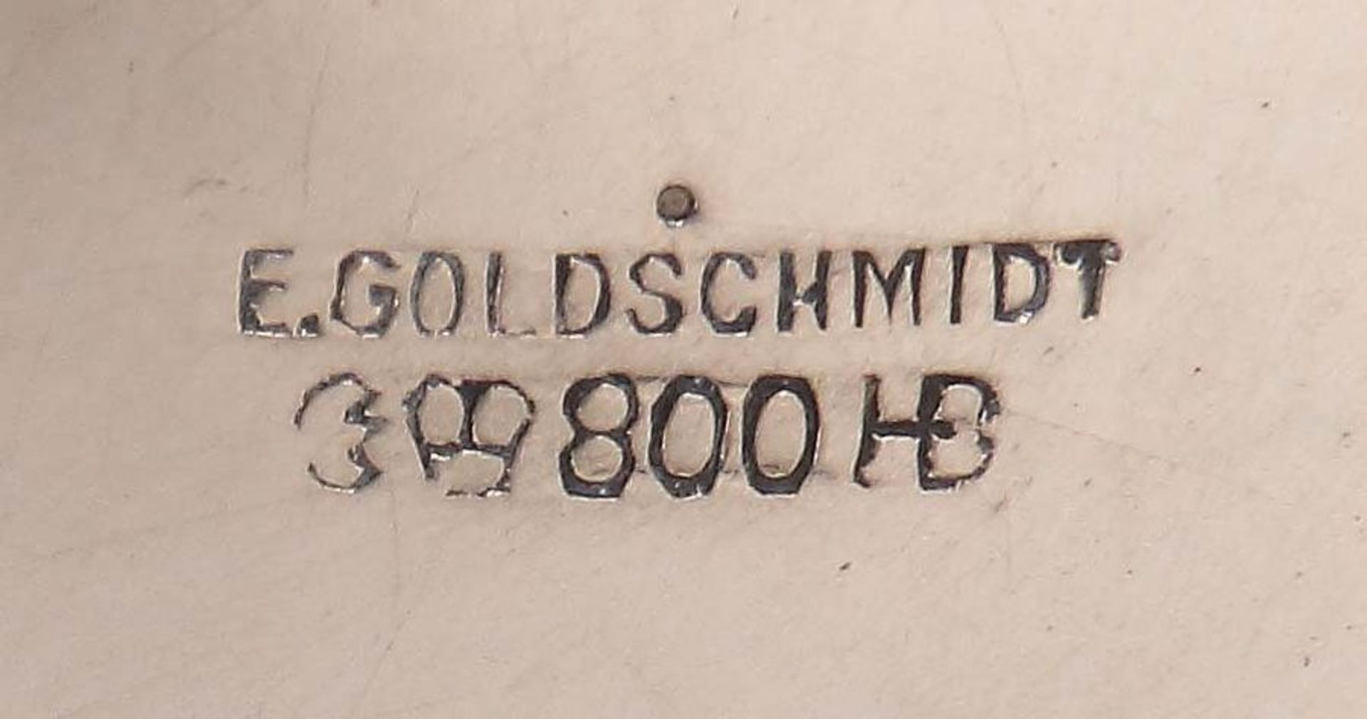 MokkakernHermann Behrnd, Dresden, 1. Drittel 20. Jh., Silber 800, ca. 653 g, 3-tlg. best. aus: - Bild 4 aus 4