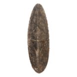 Maske mit schnabelartig geschnitzter NasePapua Neuguinea/Sepik-Gebiet, Holz, H: 55 cm.- - -25.00 %
