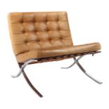 Mies van der Rohe, LudwigAachen 1886 - 1969 Chicago. "Barcelona Chair", Entw.: 1929, Ausf.: Knoll