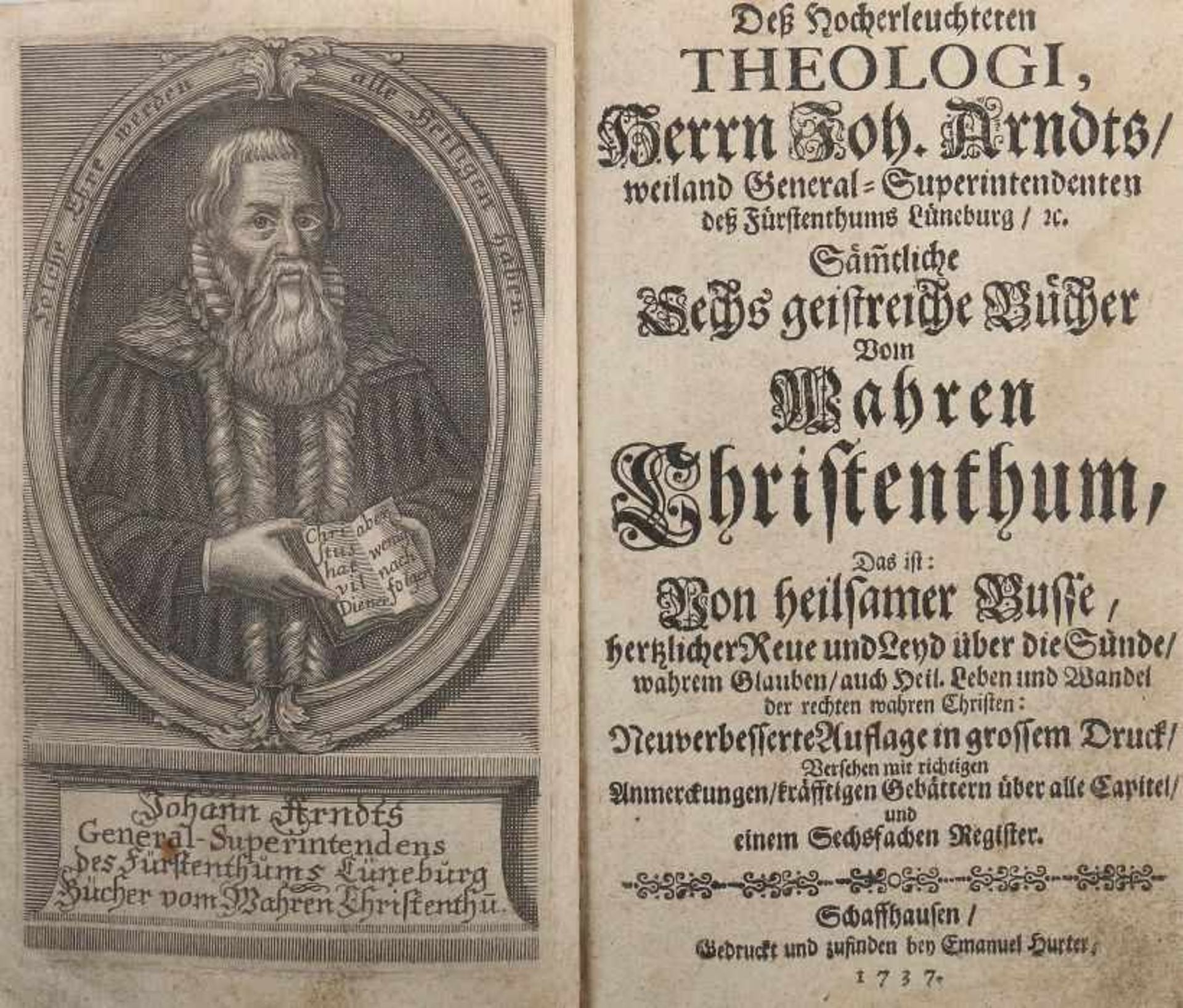 Arndt, JohannDes hocherleuchteten Theologi, Herrn Johann Arndts, Weiland General-Superintendenten - Bild 3 aus 5