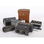 Stereokamera "Vérascope"Jules Richard, Paris, 1928, für Platten im Format 60x130 mm, Objektive: Carl