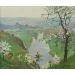 Merker, ErichZabern/Elsaß 1891 - 1973 München. "Besigheim" am Neckar, der Flusslauf von