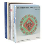 7 Porzellan-BücherMorley-Fletcher, Porzellan aus Meißen, Ebeling, 1971; Die Tafel der Zaren und