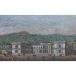 Pobuda, WenzelBöhmen 1797 - 1847, Stahlstecher und Lithograph. "Kunstgebäude", Teilansicht der