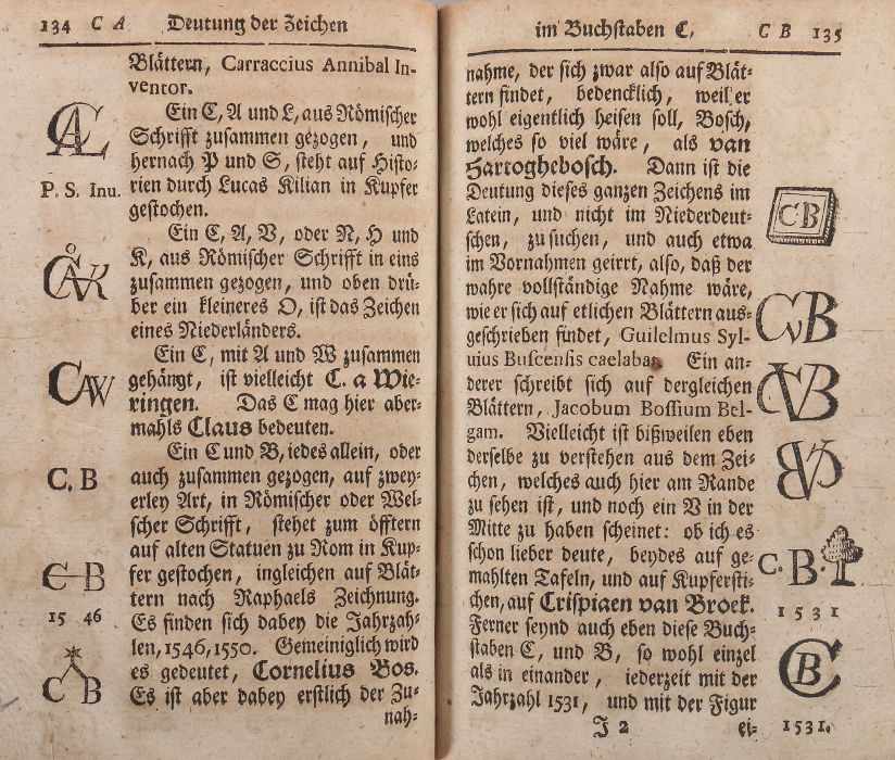 Christen, Joh. Frieder.Anzeige und Auslegung Der Monogrammatum, einzeln und verzogenen - Image 4 of 4