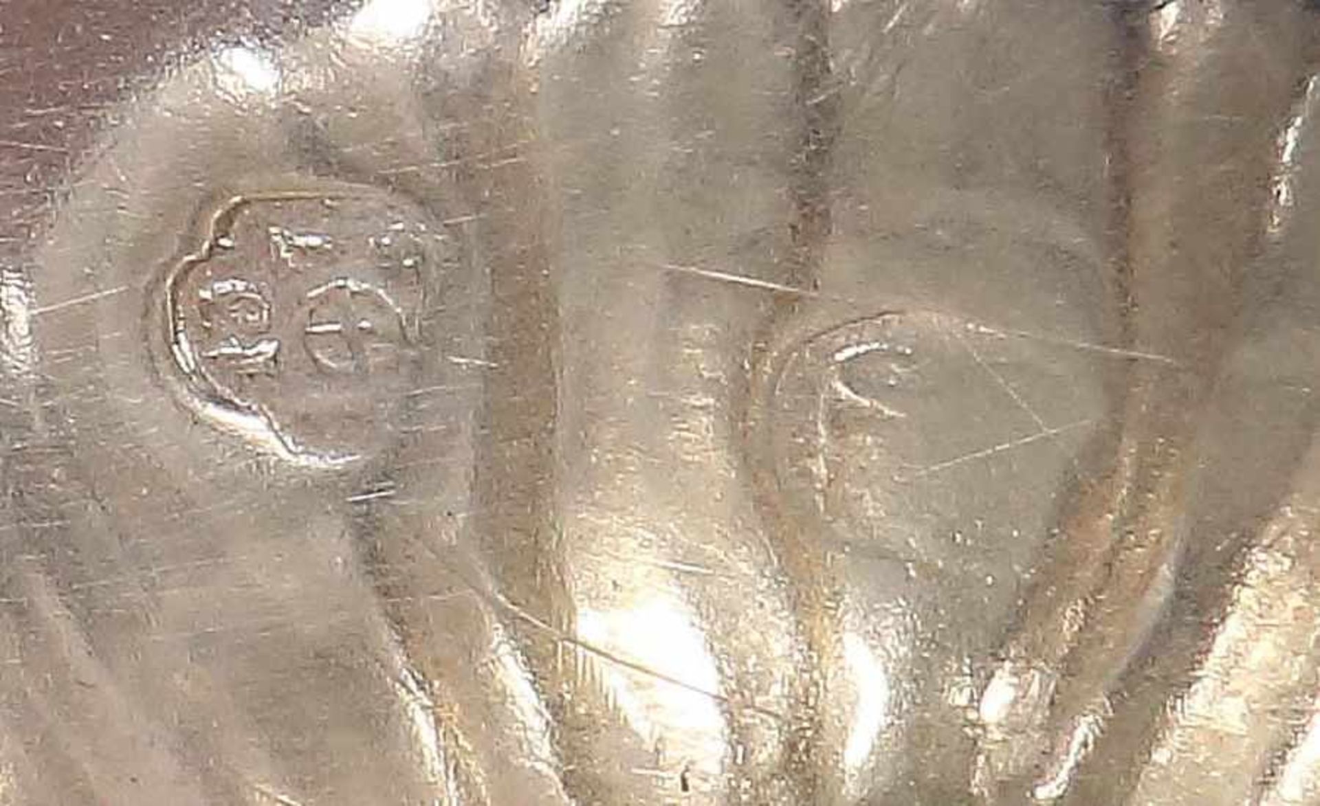 Ewiges LichtWien, 1798, Silber 13-lötig, ca. 1413 g, schalenförmiger Gefäßkörper mit - Bild 4 aus 4