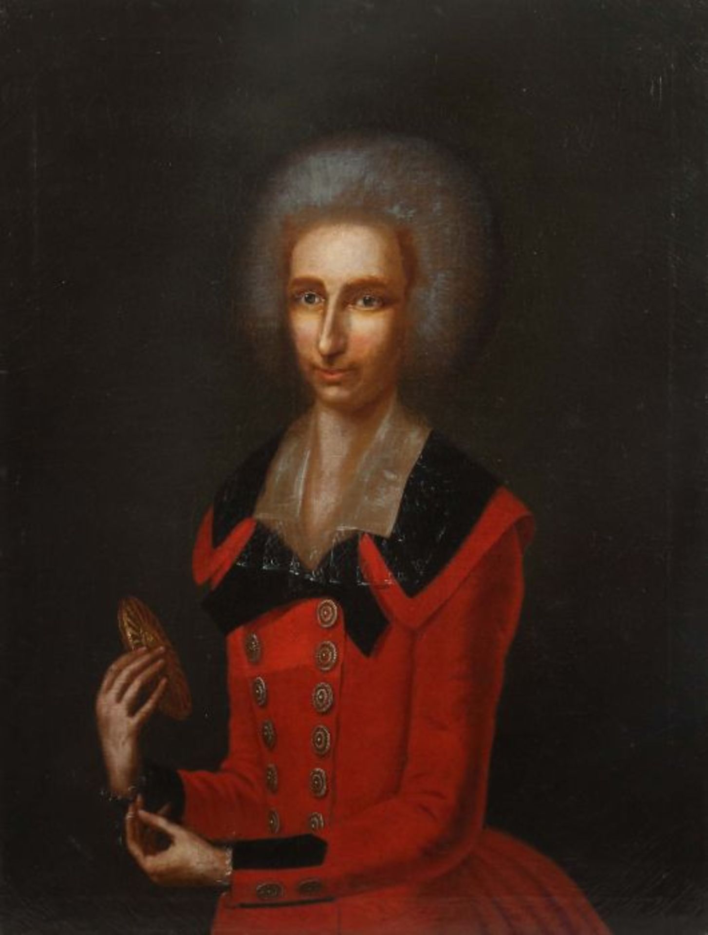 della Croce, Johann NepomukLaifs 1736 - 1819 Linz, österreichischer Maler. "Damenportrait",