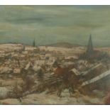 Reeger, Hans RudolphKiel 1883 - 1965 Talheim bei Heilbronn. "Talheim im Winter", Blick auf die