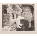Antes, Horstgeb. 1936 in Heppenheim, deutscher Maler, Grafiker und Bildhauer. "Drei weibliche