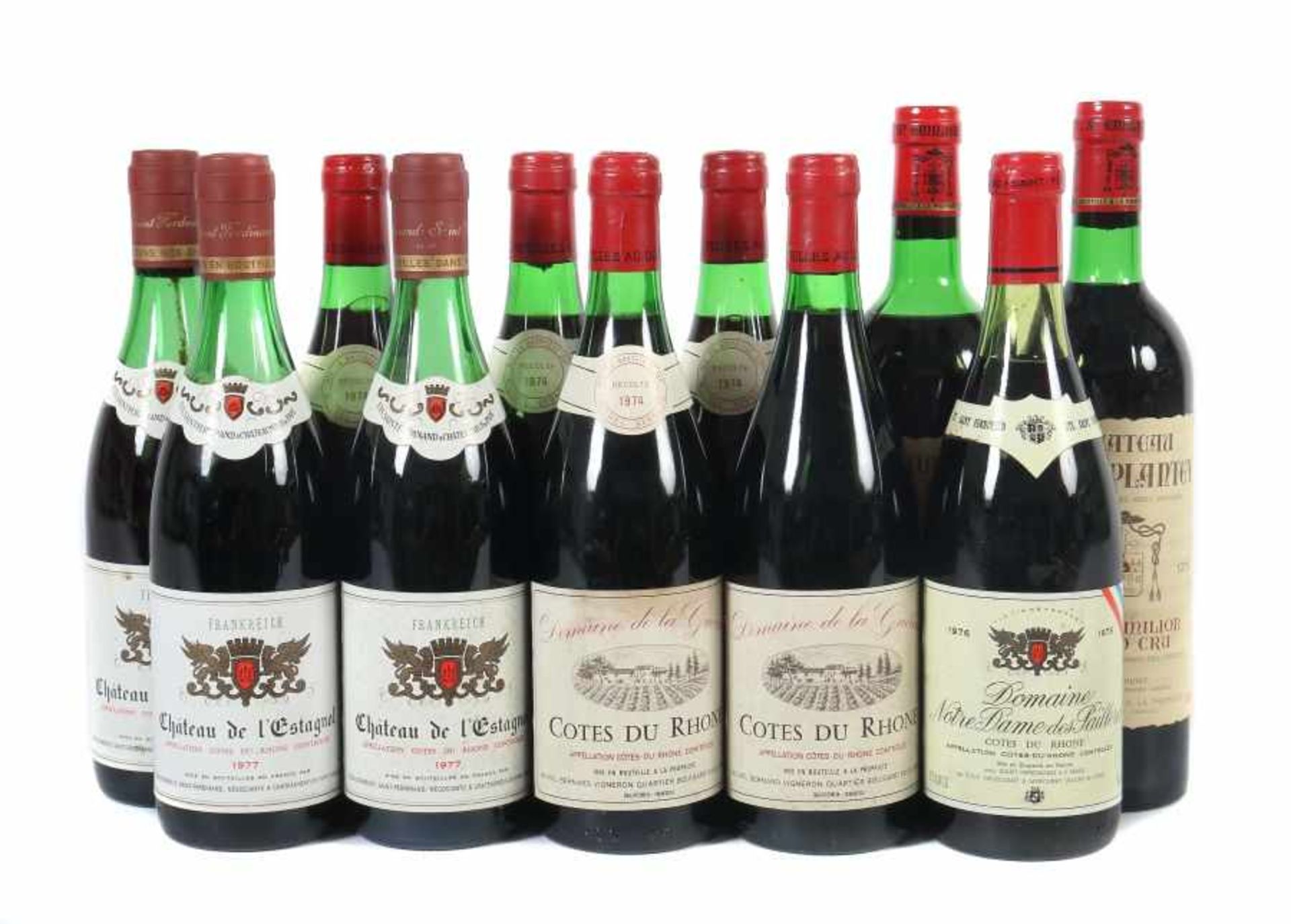 11 Flaschen Rotweinbest. aus: 5 Flaschen Cotes du Rhone, Domaine de la Guérine, Michel Bernard