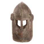 Maske der DogonMali, Holz mit krustiger Patina, H: 32 cm.- - -25.00 % buyer's premium on the