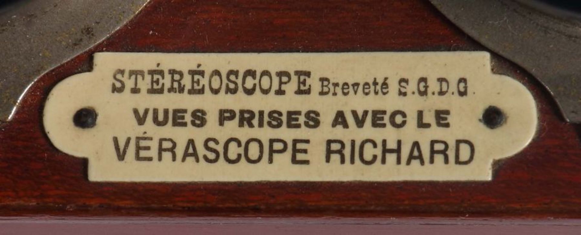3 Hand-Stereobetrachter2x Jules Richard "Stéréoscope" & Leroy "Stéréocycle", Paris, um 1910/15, - Bild 2 aus 2