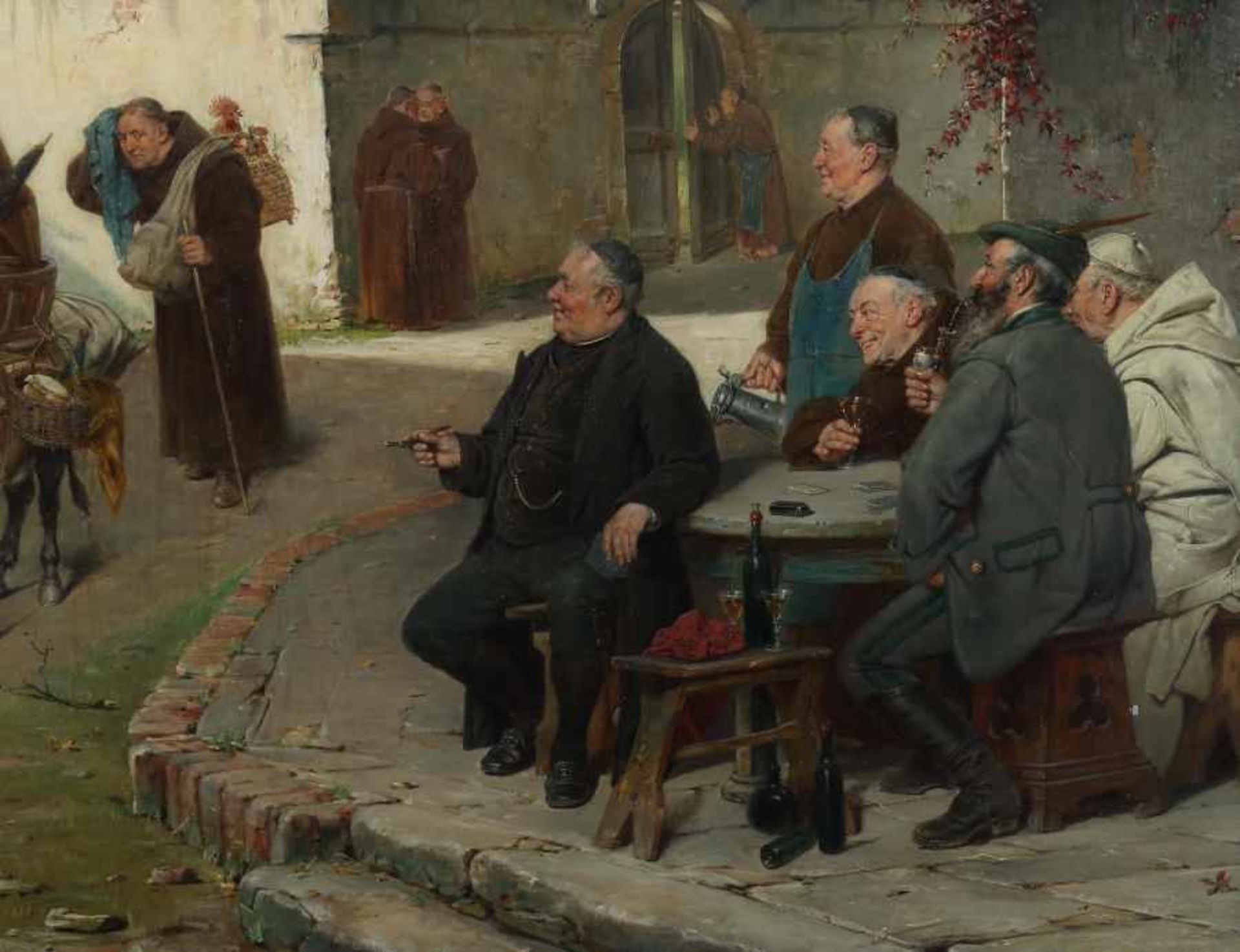 Humborg, AdolfOravicabanya/Ungarn 1847 - 1921 München, österreichischer Maler. "Ankunft der - Bild 5 aus 7