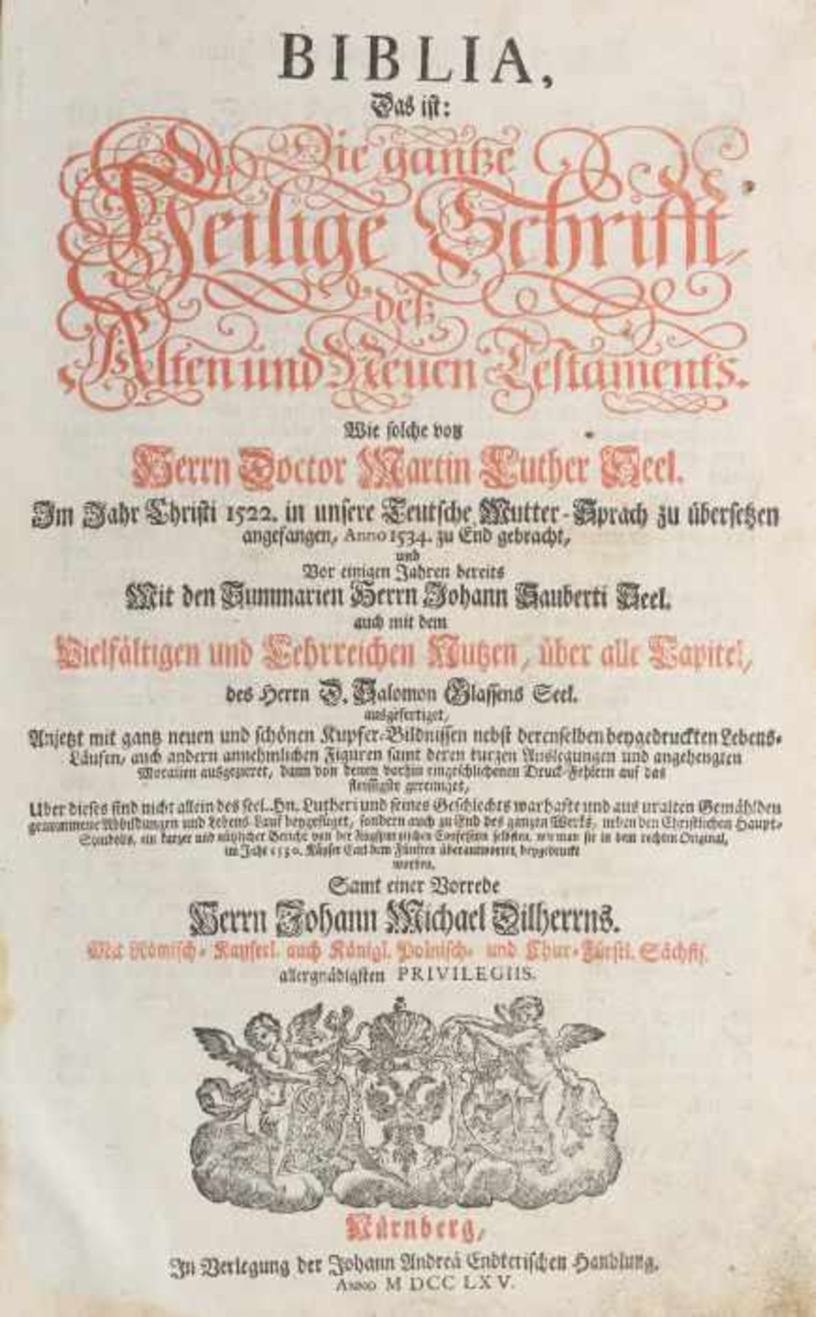 BibliaDas ist: Die gantze Heilige Schrift deß Alten und Neuen Testaments. Wie solche von HerrnDoctor - Bild 4 aus 7