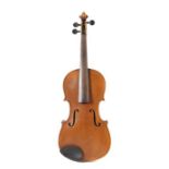 Geigeauf innenleigendem Zettel bez.: Antonius Stradivarius Cremonensis Facibat Anno1713 Signe;hell