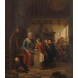 Gyselinckx, Joseph (attr.)1817 - 1884, Genremaler in Antwerpen. "Kinder in der Schule",