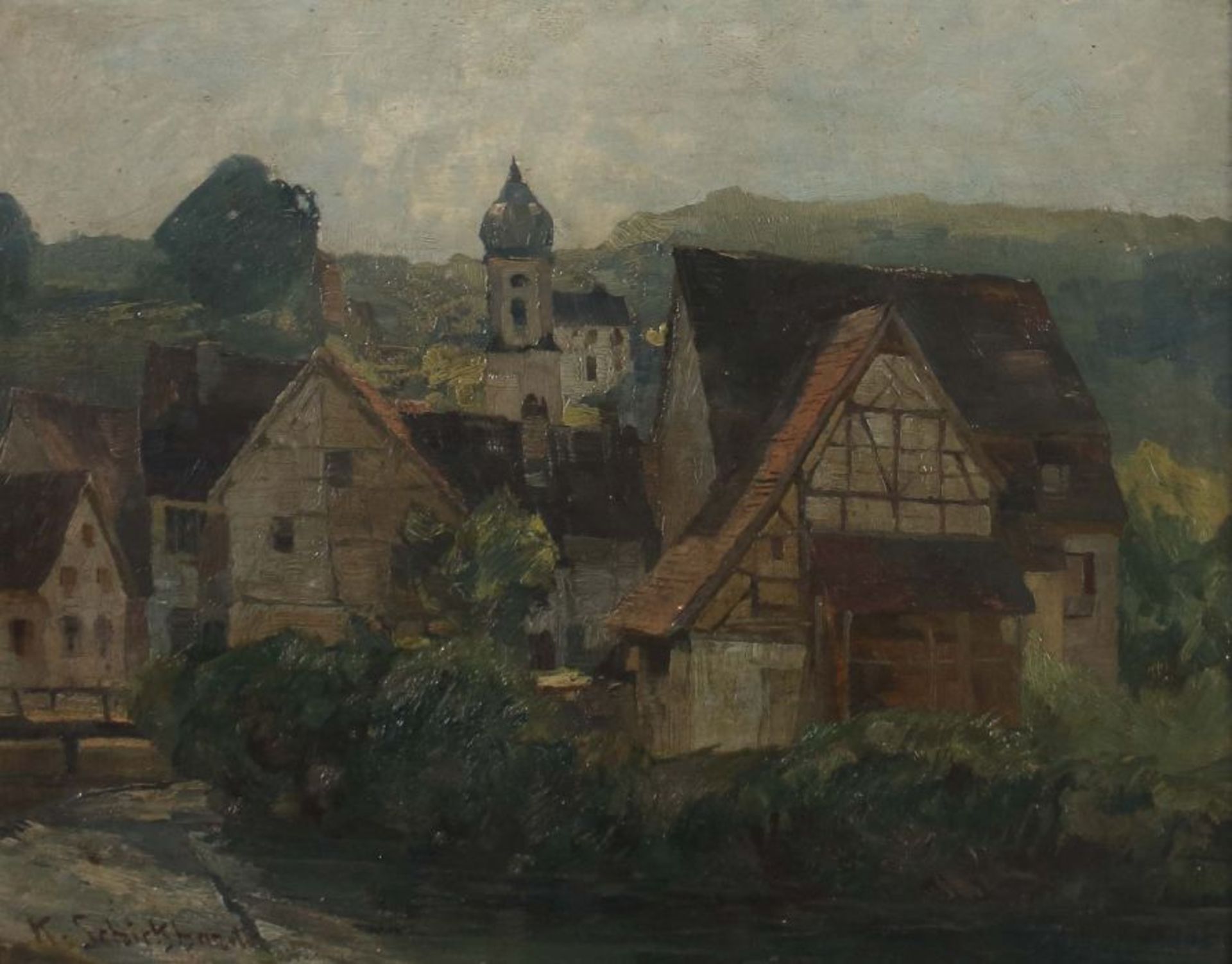 Schickhardt, KarlEsslingen 1866 - 1933 Stuttgart, Maler, Schüler von Grünenwald und Kappis in