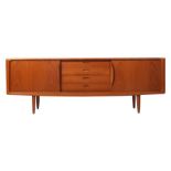 Klein, H.W.Dänemark, 1960er Jahre, Sideboard, Ausf.: Bramin/Dänemark, Korpus aus Teak, furniert,