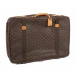 Louis Vuitton ReisetascheParis, aus der Linie "Monogram Canvas", brauner Lederbesatz- und griff,