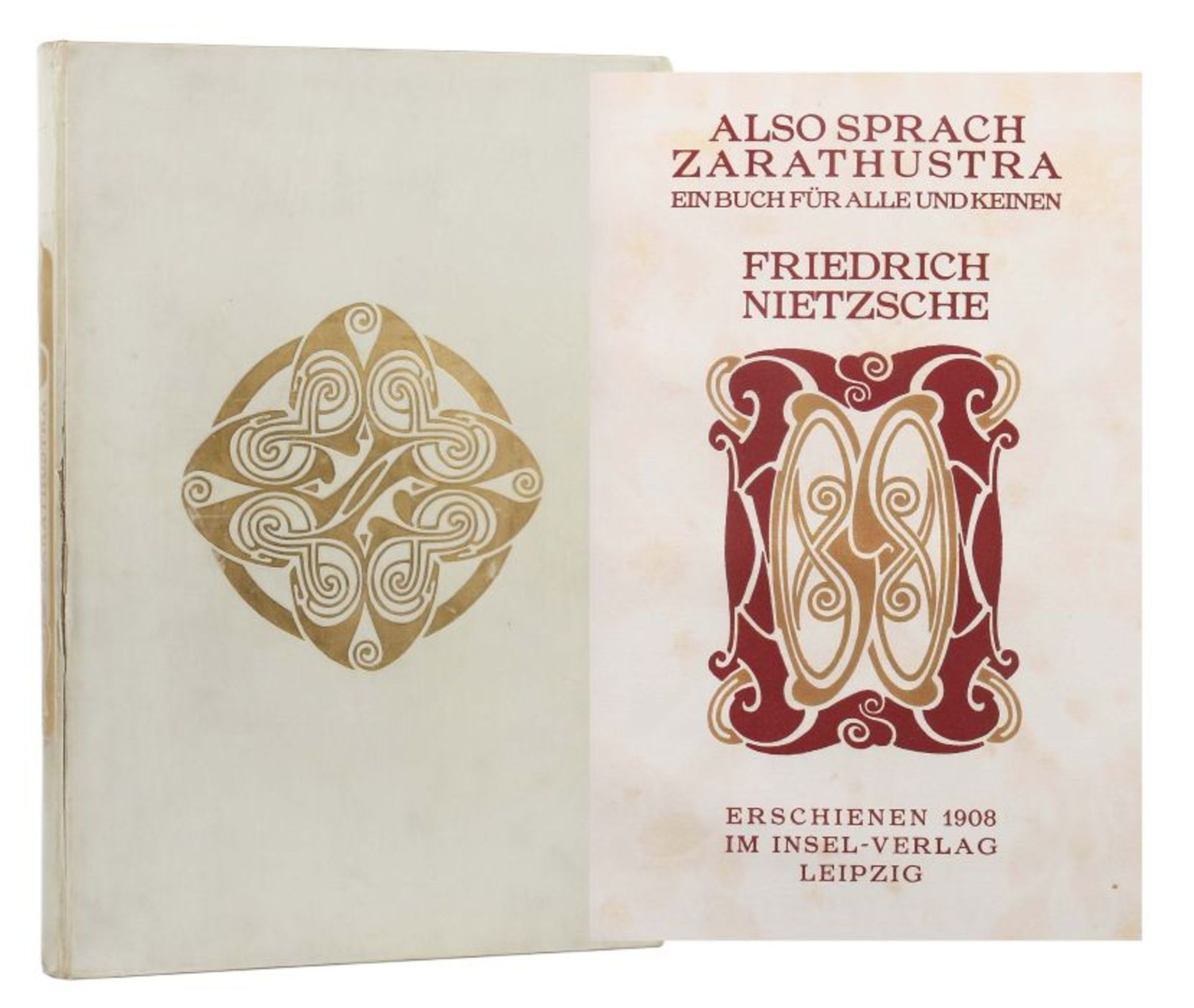 Nietzsche, FriedrichAlso sprach Zarathustra - Ein Buch für alle und keinen, Leipzig, Insel-Verlag,