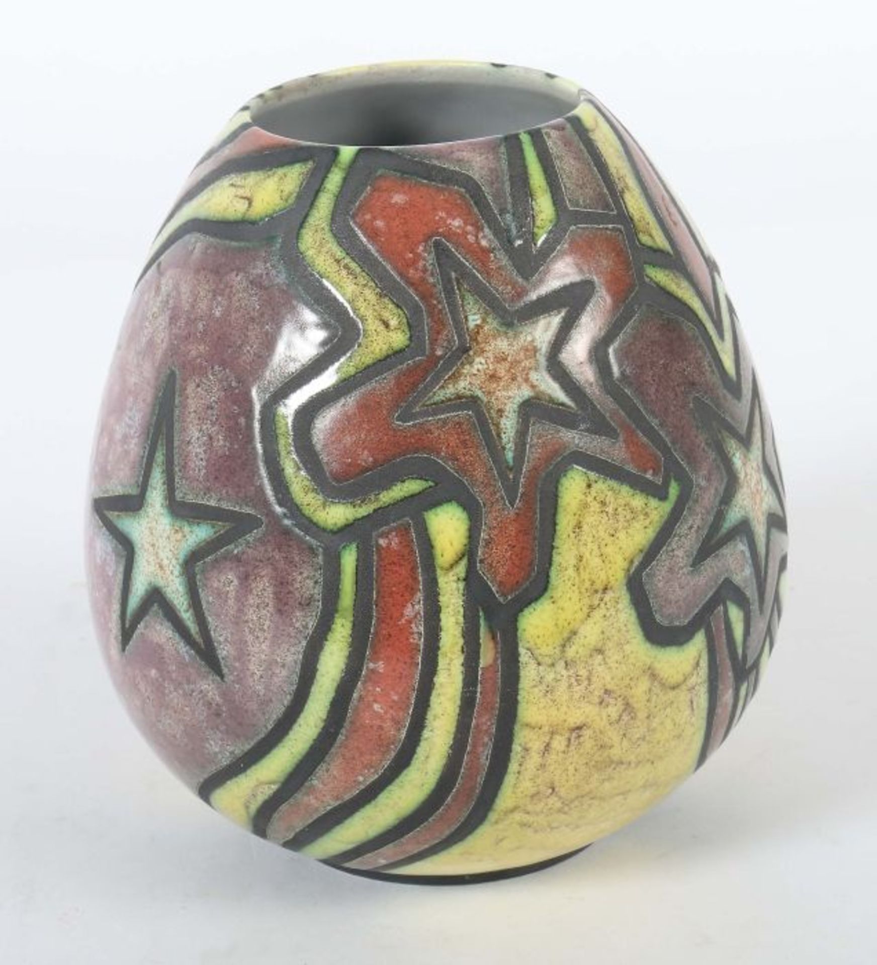 Vase1950er/60er Jahre, Serie "Inca", Goedewaagen, Gouda, Holland, Entwurf: Willem van Norden, - Bild 2 aus 4