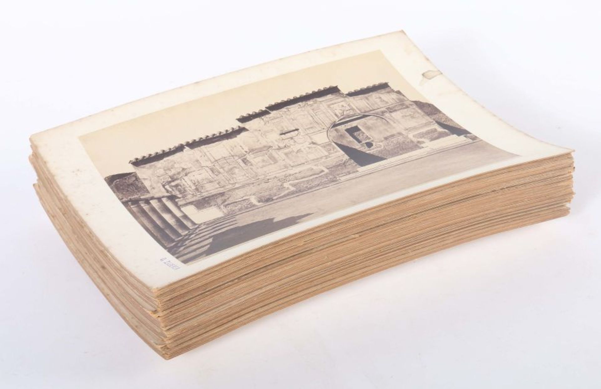 Sammlung Pompeji-Fotografienum 1864, 50 Tafeln mit s/w-Fotografien im Hoch- und Querformat, - Bild 2 aus 2