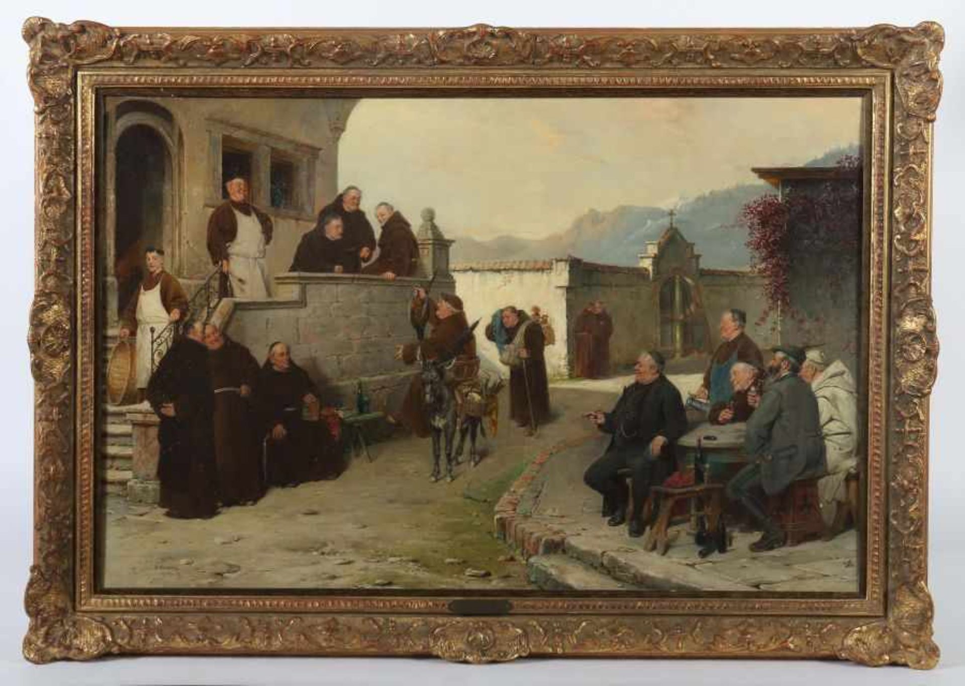 Humborg, AdolfOravicabanya/Ungarn 1847 - 1921 München, österreichischer Maler. "Ankunft der - Bild 2 aus 7