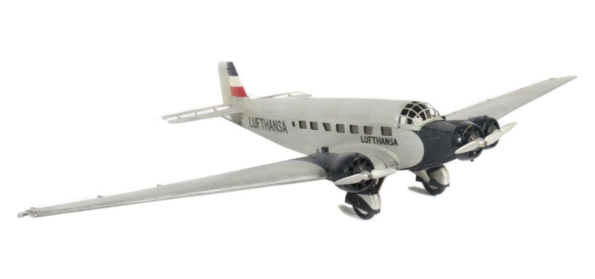 ModellflugzeugMärklin, Junkers "JU 52", histrorisches Reisebüromodell, 3-motorig, Wellblech, - Bild 2 aus 6