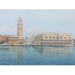 Grubacs, CarloPerasto 1801 - 1864 Venedig, italienischer Vedutenmaler. "Venedig", Blick über die