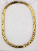 GOLDCOLLIER750/000 Gelbgold. L.43cm, ca. 35g